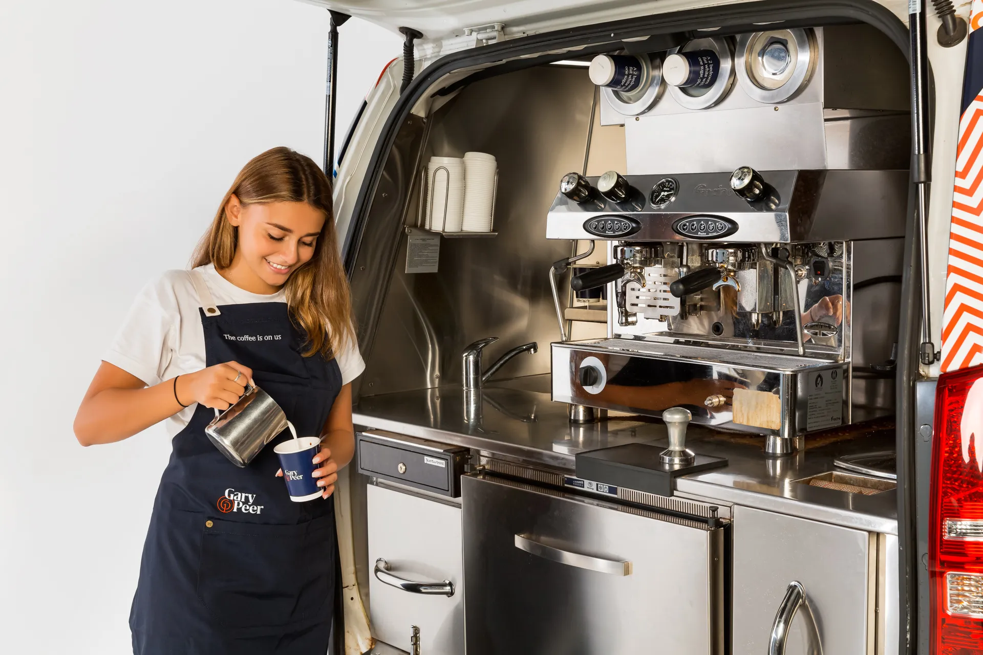 12926 coffee kitchen van storage