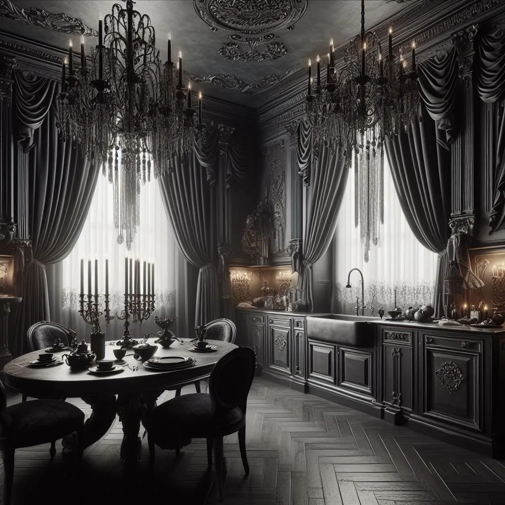 12933 dark kitchen paint