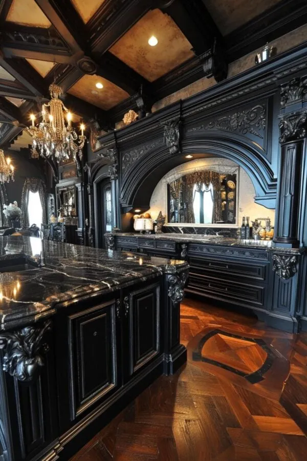 12933 gothic kitchen lighting
