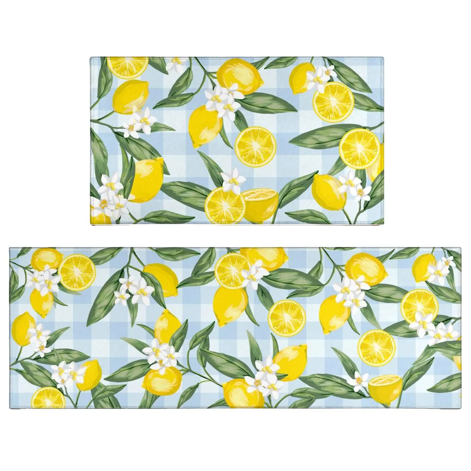 12981 lemon kitchen rug size