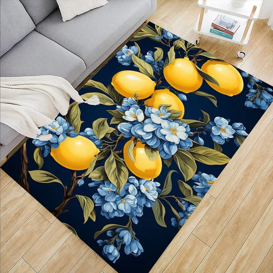 12981 synthetic lemon rug