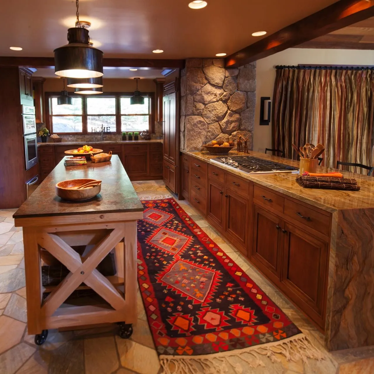 12984 red kitchen cabinets