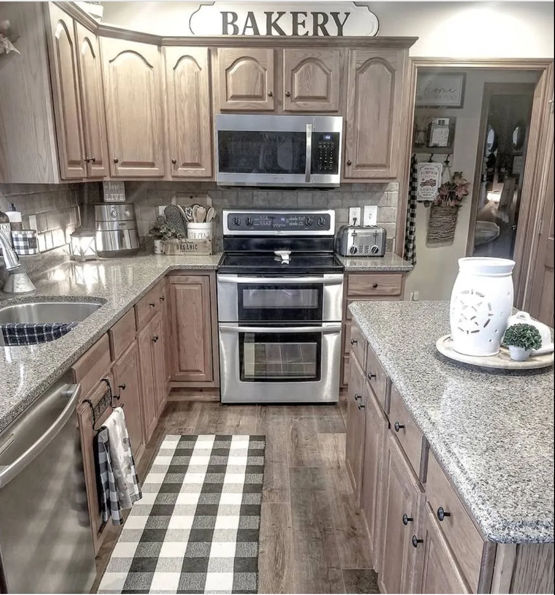 13003 rustic kitchen wood