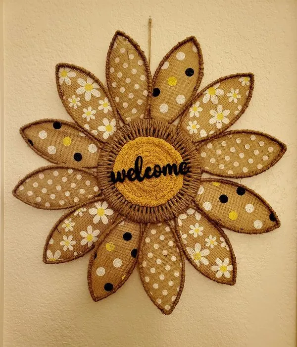 13012 dollar tree sunflower kitchen decor 3