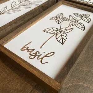 13114 herb sign kitchen styles