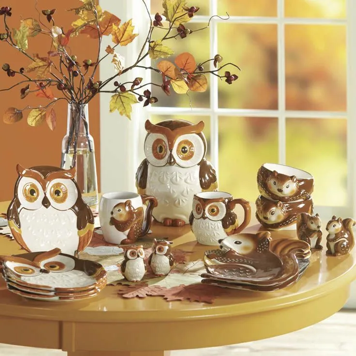13135 owl kitchen wall art