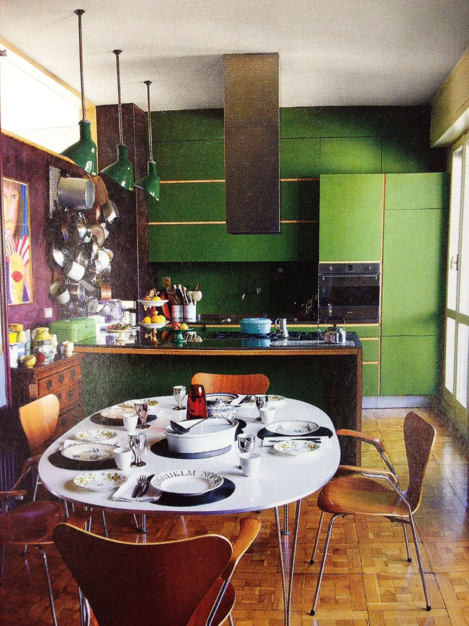 13158 60s kitchen color palette